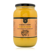 Premium A2 Cow Desi Ghee By Earthen Story | Ancient Bilona Method | Cultured Desi Ghee Good For Brain Health | (1 Litre) 33.8 Ounce | Jar Pack